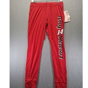 NWT Sideline Apparel Inc Nascar  Ladies Sleepwear Pants Red Size S Tony Stewart